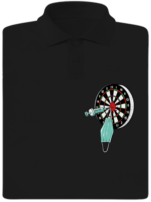 Zásah pánska polokošeľa Black