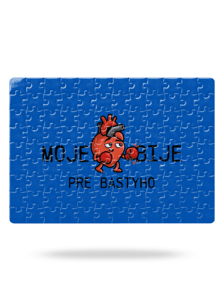 Moje srdce bije puzzle White