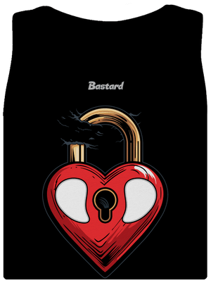 Zámok lásky dámske tielko klasické Black