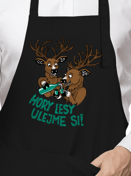 Hory lesy ulejme si zástera Black