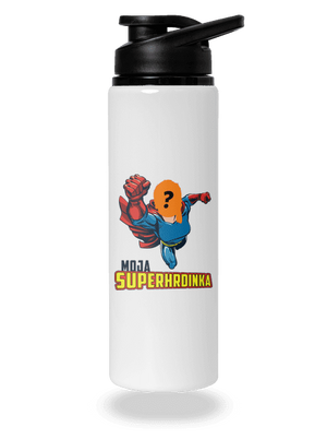 Moja superhrdinka flaša na vodu White