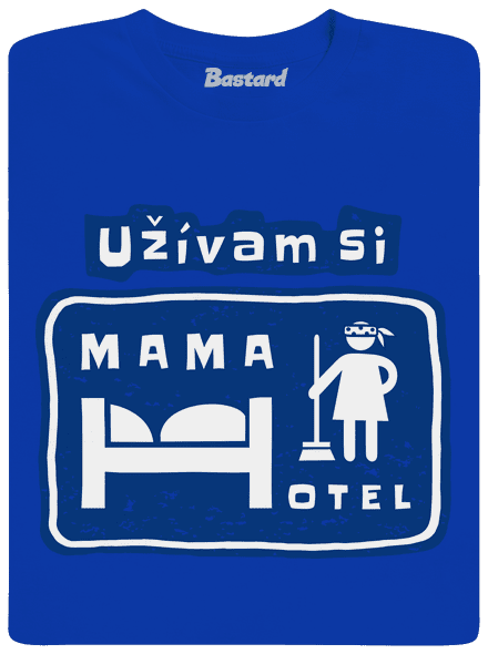 Mama Hotel pánske dlhý rukáv Royal Blue