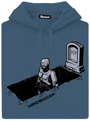 Hrobocop dámska mikina klokanka Denim