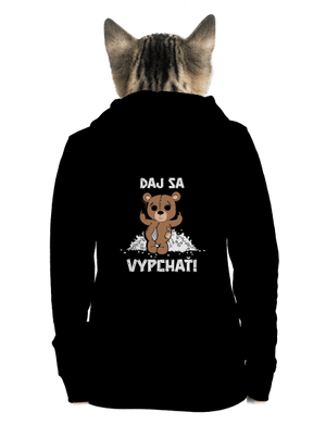 Jdi se vycpat dámska mikina na zips Black