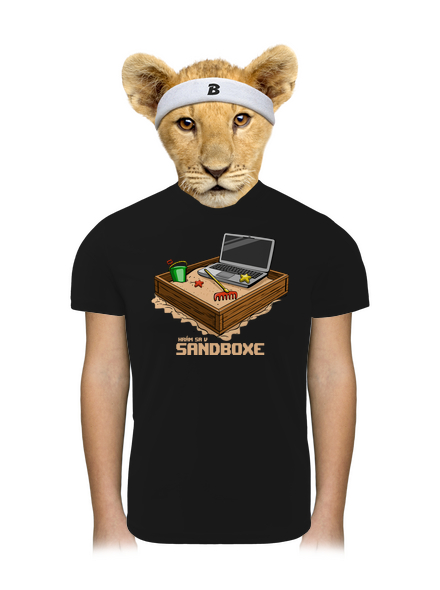Sandbox detské športové tričko Black