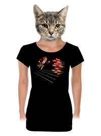 dámske tričko s lemom