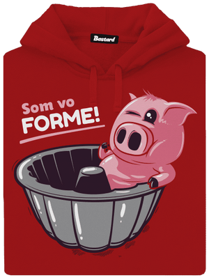 Vo forme dámska mikina klokanka Red Mal