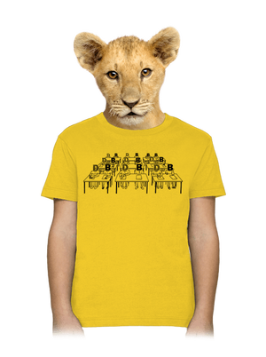 Cimrman: Debil, blbeček detské tričko Gold