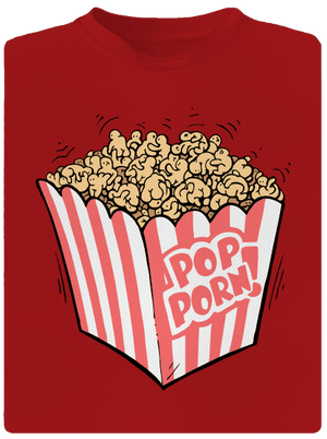 Popporn pánske športové tričko Red Mal