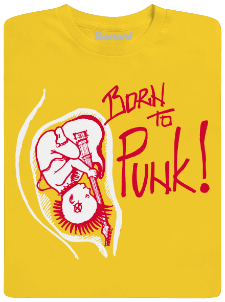 Born to punk detské tričko Gold