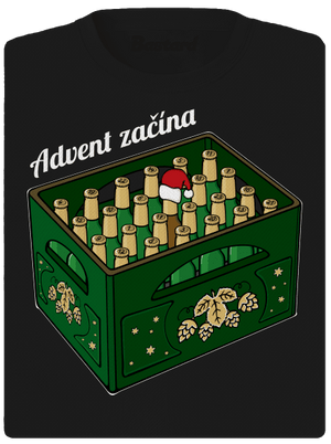 Advent začína dámske športové tričko Black