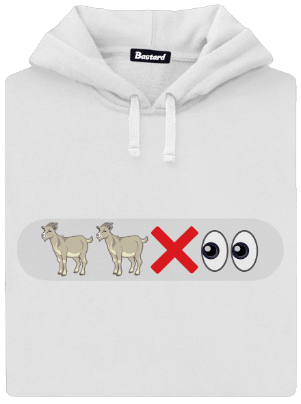 Emoji dámska mikina klokanka White