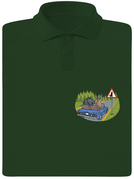 Poľovník pánska polokošeľa Bottle Green Mal