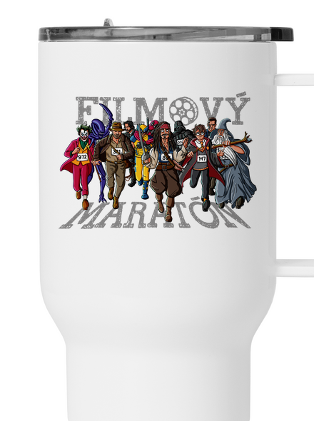 Filmový maratón termohrnček White