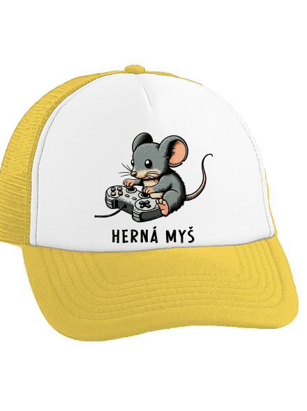 Herná myš šiltovka truckerka Sunflower cap