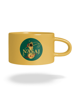 Nasaj hrnček makronka Yellow Macaron