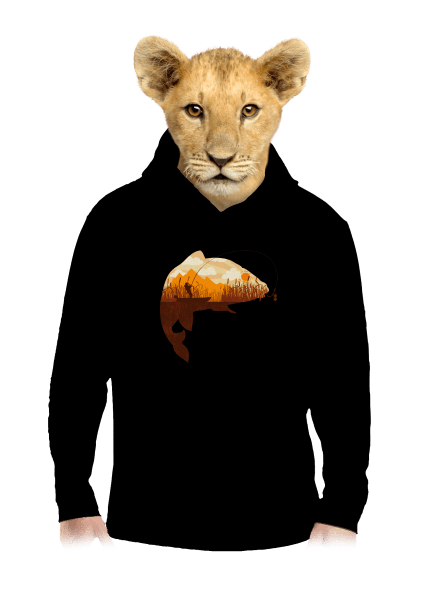 Kapitálny úlovok detská mikina klokanka Black