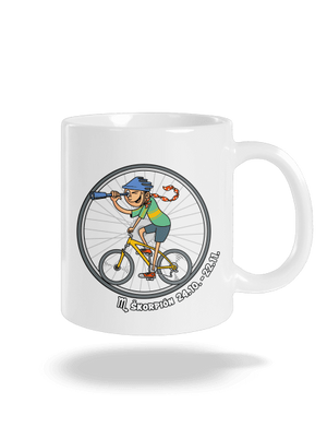 Cyklistický horoskop: Škorpión klasický hrnček White