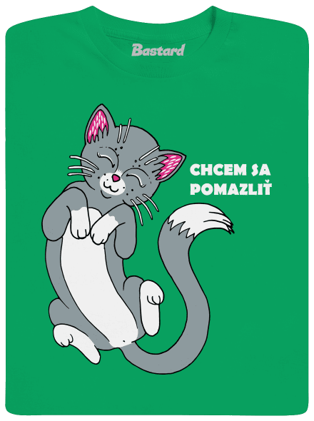 Chcem sa pomazliť detské tričko Kelly Green