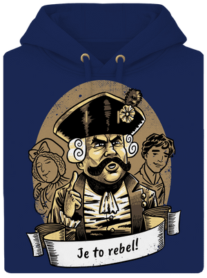 B14: S čerty nejsou žerty unisex mikina premium Navy