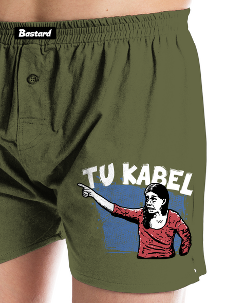 Tukabel pánske trenky Khaki