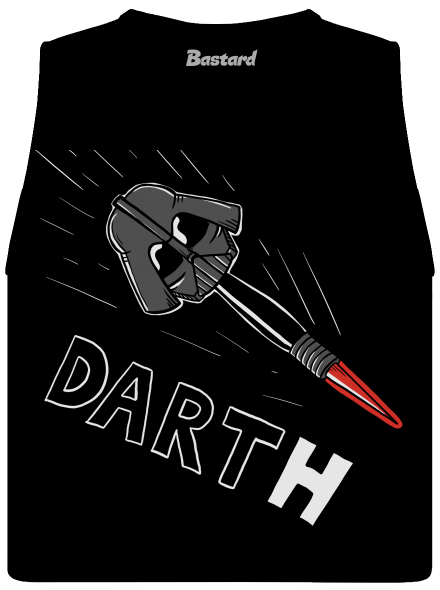 Dart(h) dámske tielko voľné Black