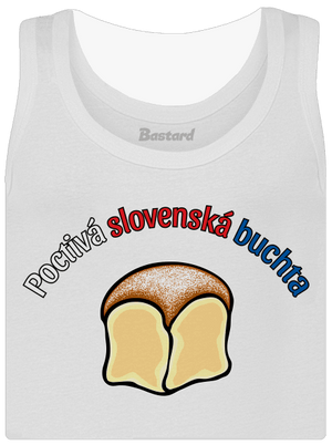 Poctivá buchta a klobása dámske tielko klasické White