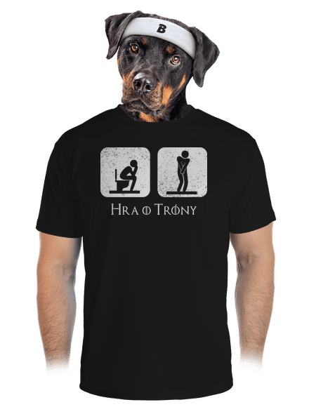 Hra o trůny pánske športové tričko Black