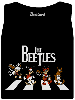 Beatles dámske tielko klasické Black