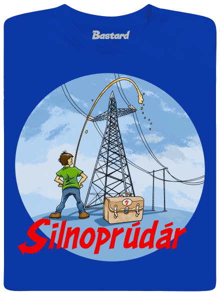 Silnoprúdár detské tričko Royal Blue