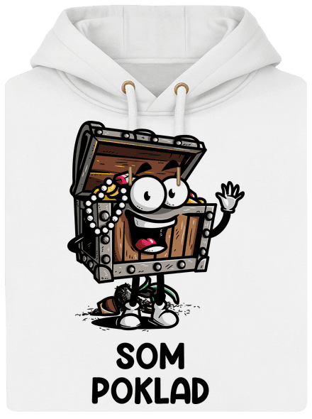 Som poklad unisex mikina premium Snowwhite