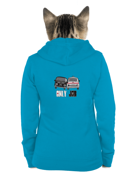 Konkurencia dámska mikina na zips Blue Atol