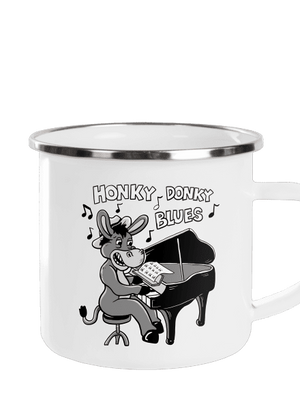 Honky donky blues plecháčik White