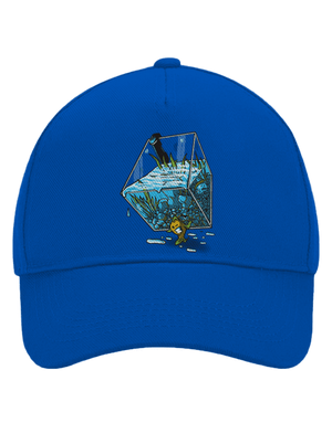 Migrujúca rybka šiltovka baseballka Bright Royal