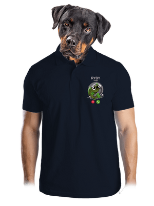 Ryby volají pánska polokošeľa Navy Mal