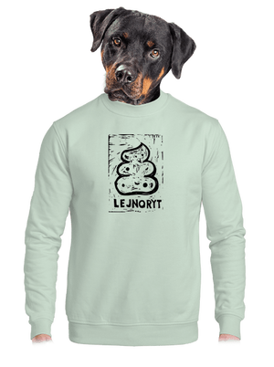 unisex mikina bez kapucne