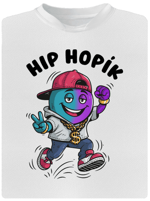 Hip Hopík detské športové tričko White