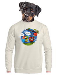 unisex mikina bez kapucne