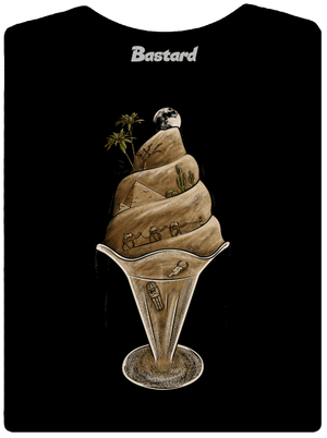 De(s)ert dámske tričko s lemom Black