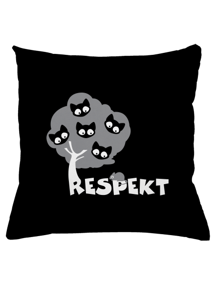 Rešpekt vankúš Black