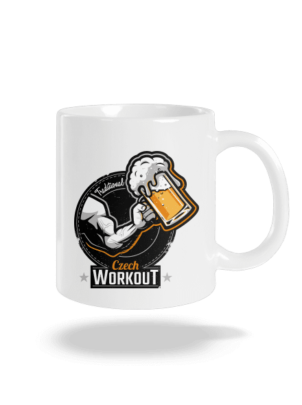 Czech workout klasický hrnček White