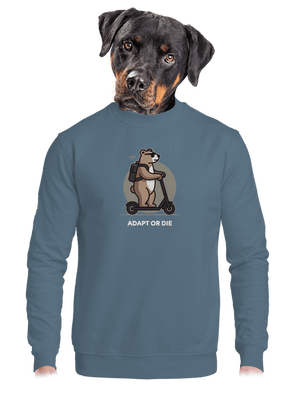 unisex mikina bez kapucne
