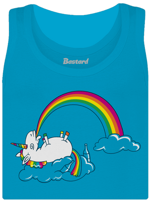 Tajomstvo dúhy dámske tielko klasické Blue Atol