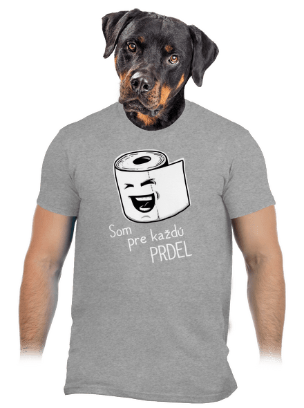 Prdel pánske tričko Sport Grey