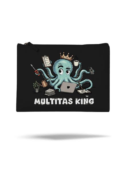 Multitas king taštička Black