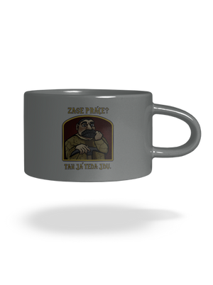 Zase práce? hrnček makronka Grey Macaron