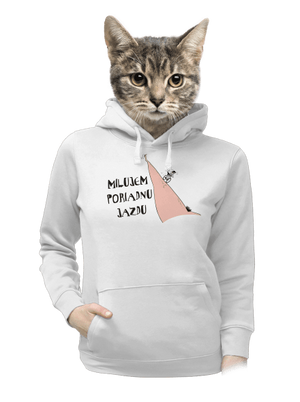 dámska mikina klokanka