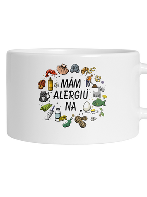 Mám alergiu na... + fix hrnček makronka White