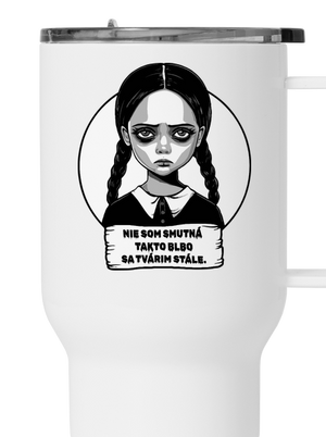 Nie som smutná termohrnček White