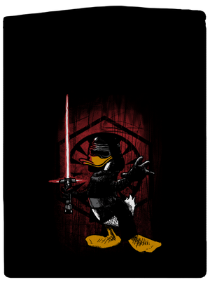 Kylo Duck pánska mikina na zips Black